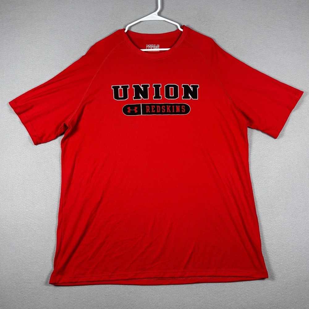 Under Armour HeatGear Loose Union Redskins Graphic Tee 2XL Red